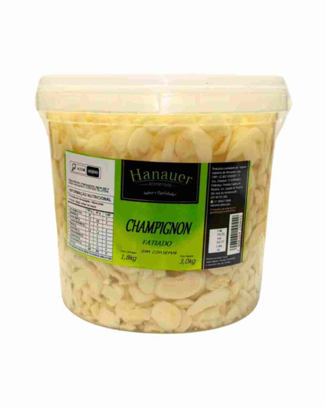 Champignon Fatiado Hanauer 1,8kg